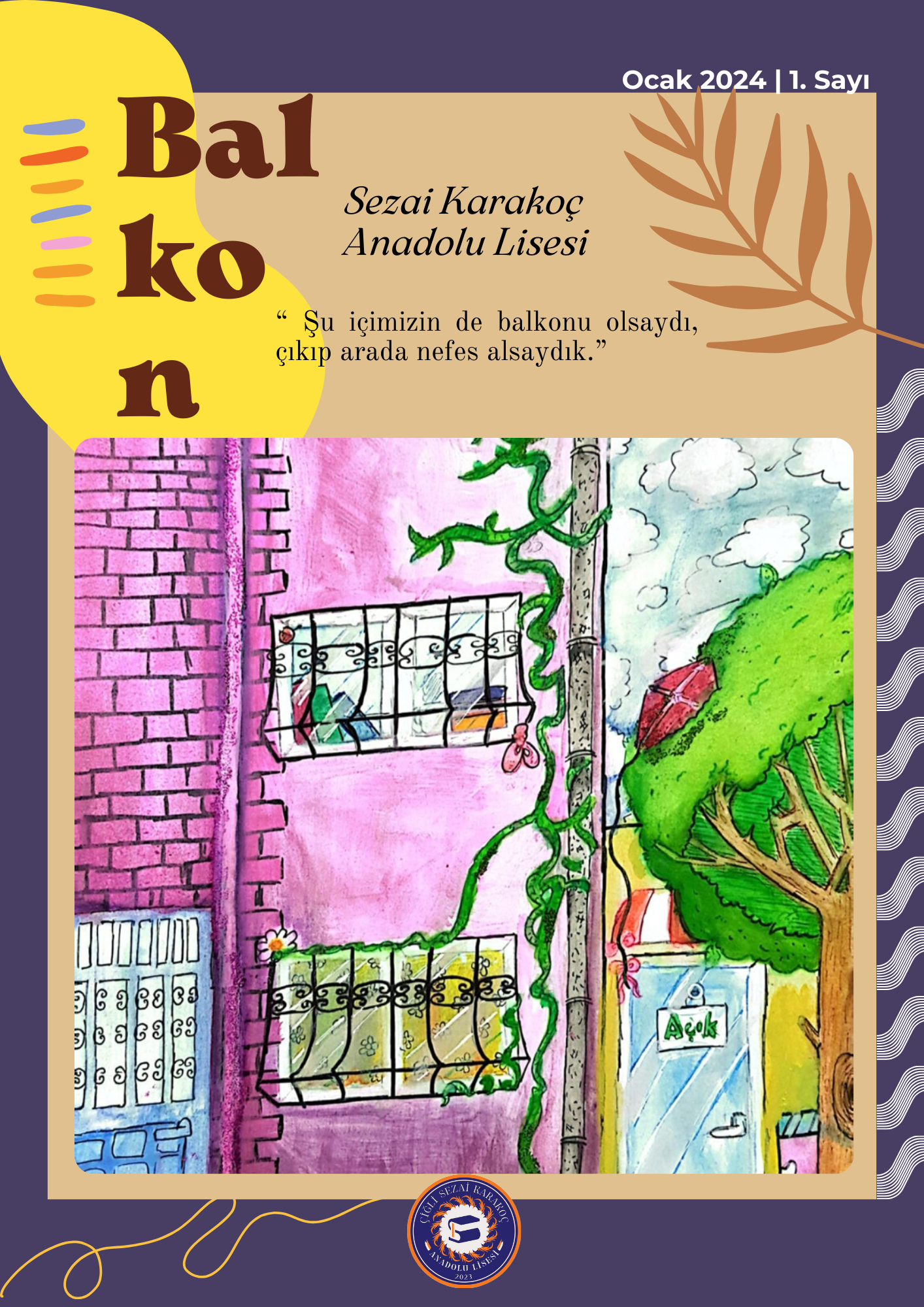 1. Sayı kapak görseli - Sayı 1